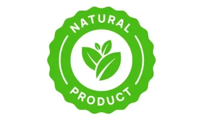 Natural plant-based formula badge